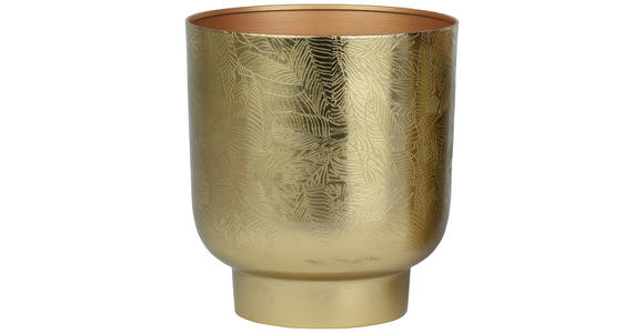 PFLANZTOPF 22/24 cm  - Goldfarben, Trend, Metall (22/24cm) - Ambia Home
