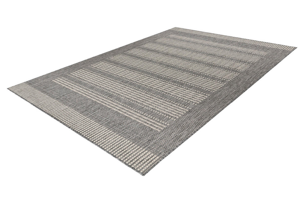 FLACHWEBETEPPICH 200/290 cm Silberfarben rechteckig  - Silberfarben, Basics, Textil (200/290cm) - Kayoom