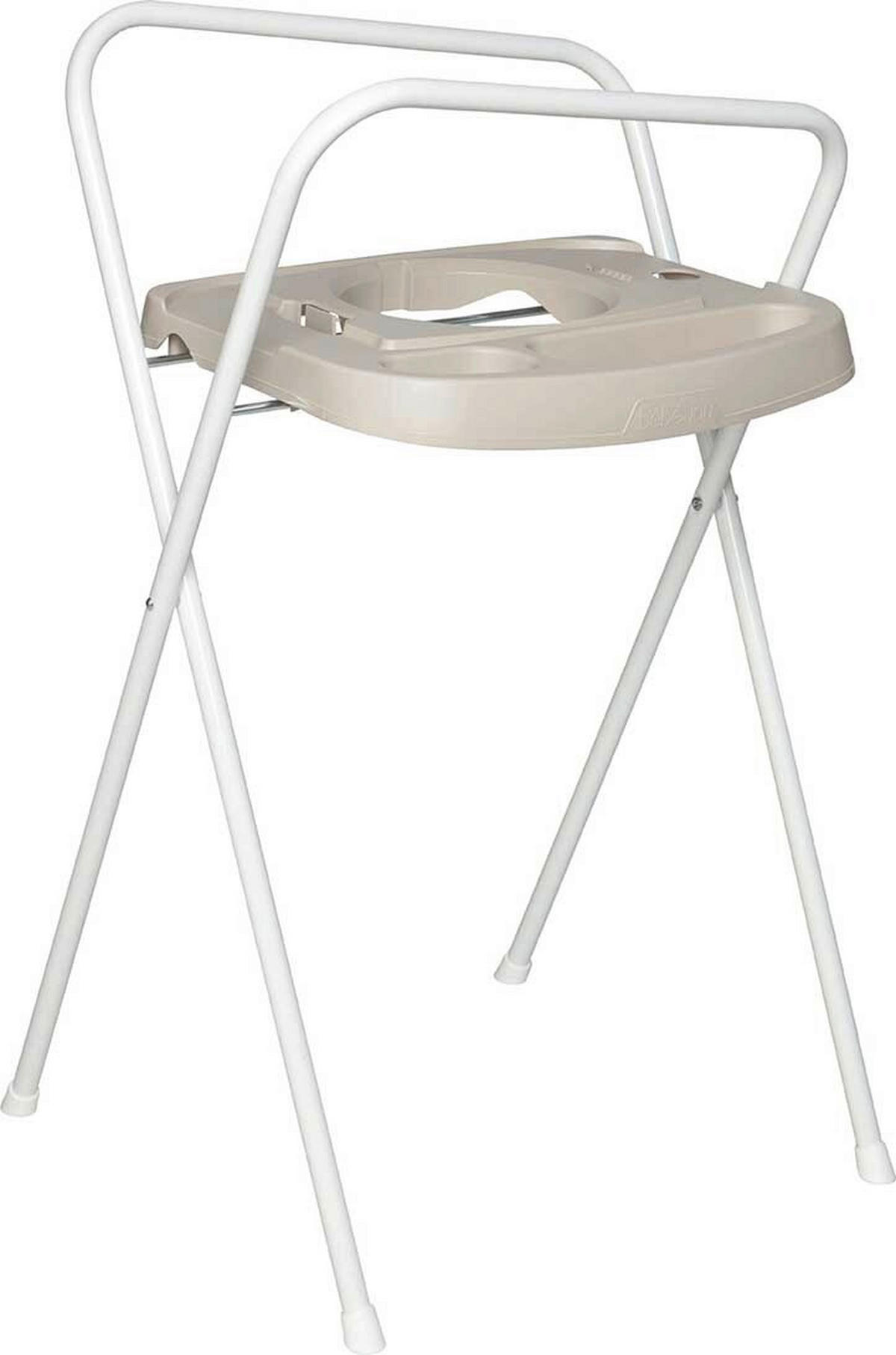 BADEWANNENSTÄNDER TAUPE  - Taupe, Basics, Kunststoff/Metall (61,2/9/114,6cm) - Bebe Jou