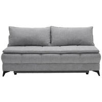 SCHLAFSOFA Flachgewebe Grau  - Schwarz/Grau, Design, Textil/Metall (197/95/92cm) - Stylife