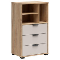 KOMMODE , 60/102,5/40 cm, 3 Schublade(n)  - Kaschmir/Eichefarben, Basics, Holzwerkstoff/Kunststoff (60/102,5/40cm) - Milino