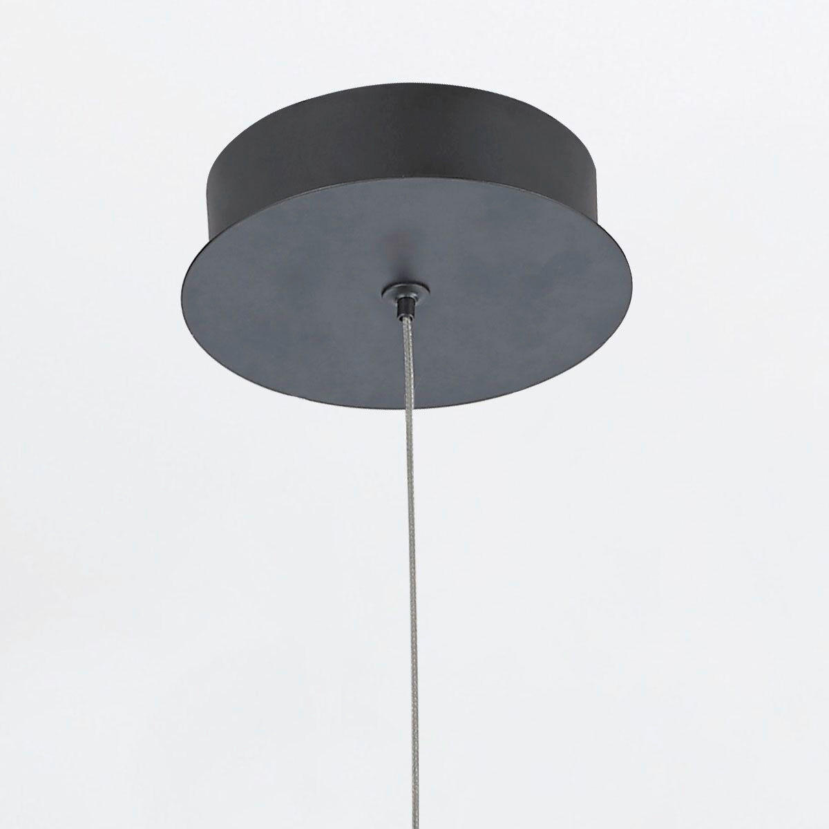 LED-HÄNGELEUCHTE Eurofase 21/63,5/63,5 cm   - Schwarz, Design, Kunststoff/Metall (21/63,5/63,5cm) - Elstead Lighting