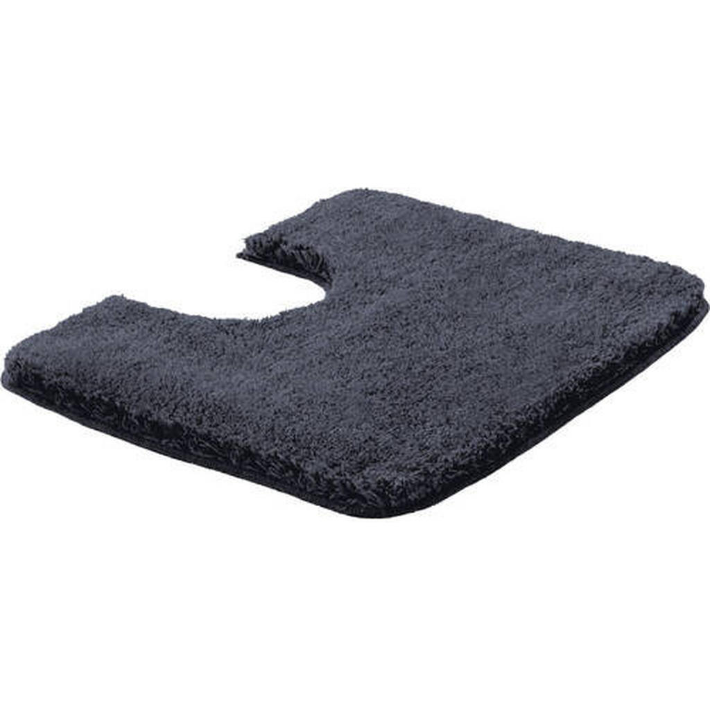 Thumbnail - Grund Wc-Vorleger Melange, Dunkelgrau, Textil, Abstraktes, rechteckig, 50x60 cm, Oeko-Tex® Standard 100, Made in Europe,...