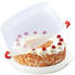 KUCHENTRANSPORTBOX - Transparent/Weiß, Basics, Kunststoff (38,5/19cm) - Dr.Oetker