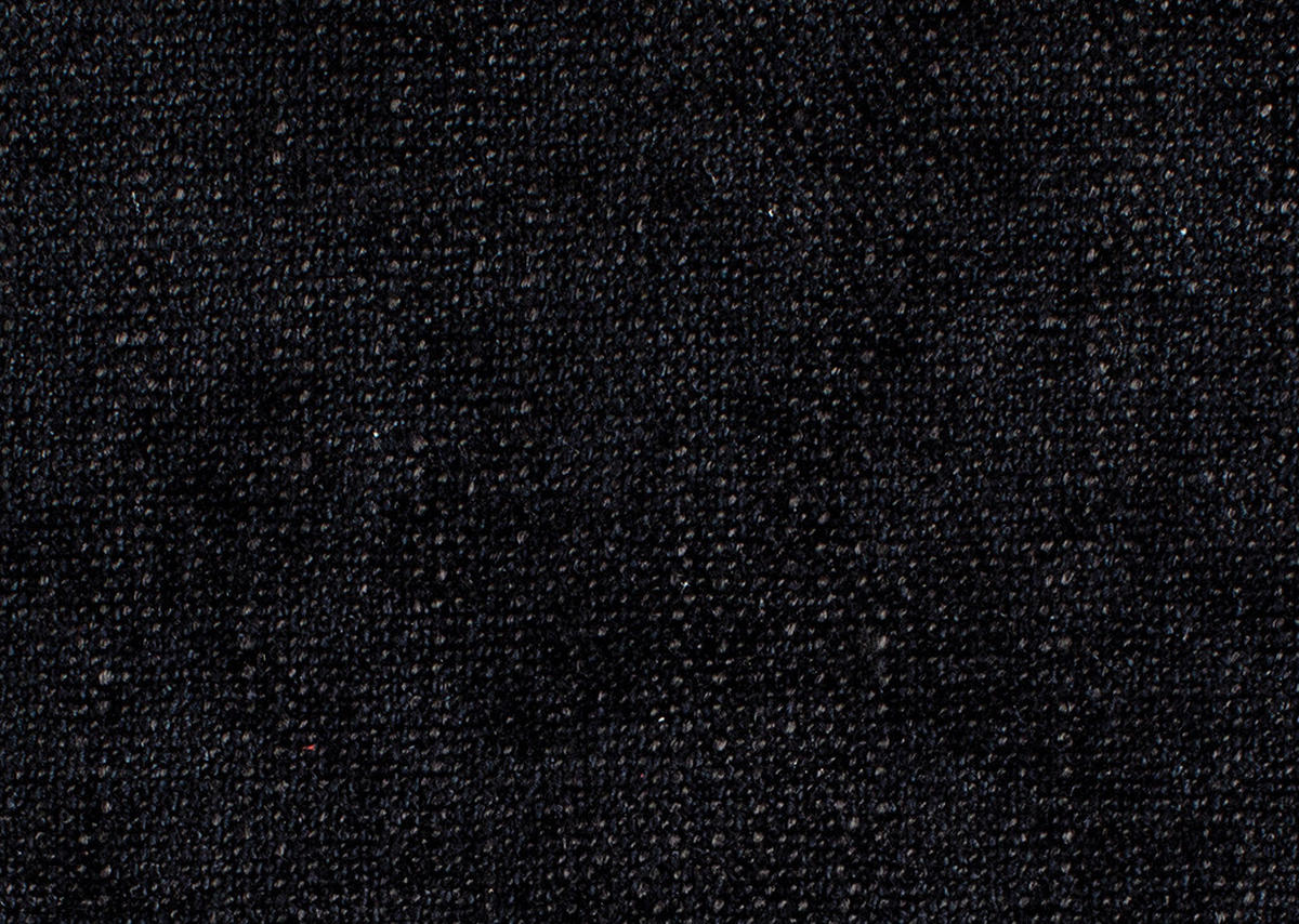 ECKSOFA in Flachgewebe Schwarz  - Schwarz, Design, Textil/Metall (177/253cm) - Dieter Knoll