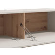 HÄNGELOWBOARD Kaschmir, Eiche Artisan  - Kaschmir/Eiche Artisan, Basics, Holzwerkstoff (154/32/41,5cm) - Carryhome