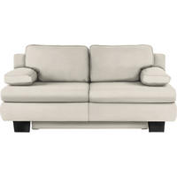 SCHLAFSOFA Flachgewebe Creme  - Wengefarben/Creme, KONVENTIONELL, Holz/Textil (203/94/100cm) - Novel