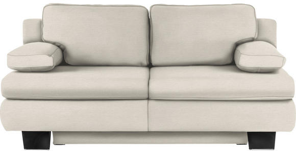 SCHLAFSOFA Flachgewebe Creme - Wengefarben/Creme, KONVENTIONELL, Holz/Textil (203/94/100cm) - Novel