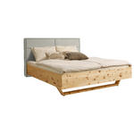 BETT 160/200 cm  in Naturfarben, Zirbelkieferfarben  - Zirbelkieferfarben/Naturfarben, Natur, Holz/Textil (160/200cm) - Valnatura