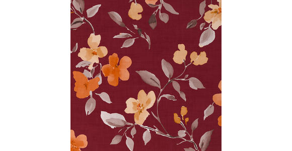 WENDEBETTWÄSCHE Mavie Satin 140/200 cm  - Rot, KONVENTIONELL, Textil (140/200cm) - Novel