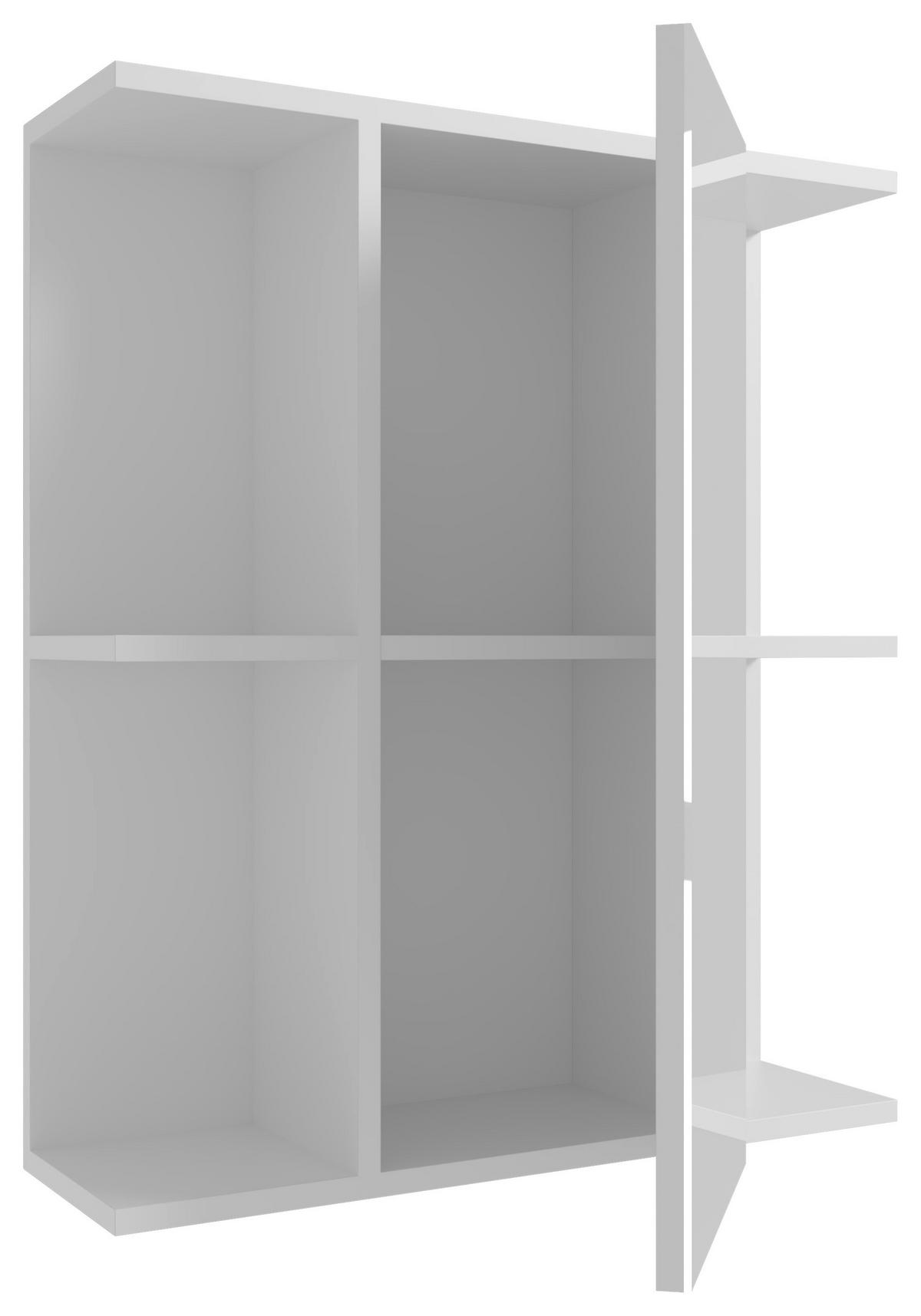 SPIEGELSCHRANK 60/71/20 cm  - Weiß, MODERN, Glas/Holzwerkstoff (60/71/20cm) - MID.YOU