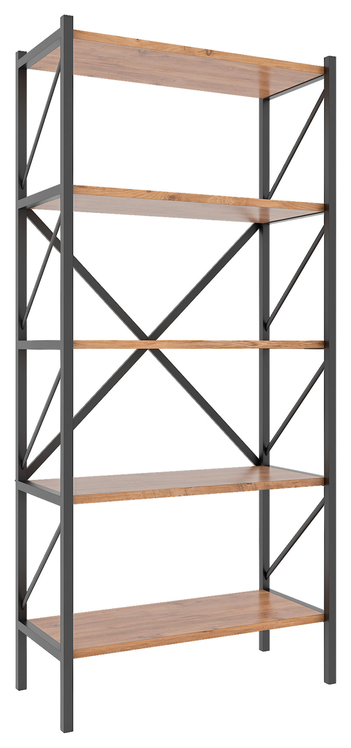 REGAL  66/160/34 cm Honigeiche  - Honigeiche, MODERN, Holzwerkstoff (66/160/34cm) - MID.YOU