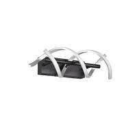 LED VÄGGLAMPA Sequence   - aluminiumfärg/svart, Design, metall (47/13,5/20,5cm) - Trio Leuchten