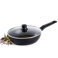 BRATPFANNE Pfanne  - Schwarz, Basics, Metall (26/6cm)