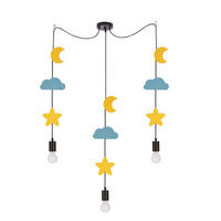 HÄNGLAMPA FÖR BARN Trio 15/100/100 cm  - multicolor, Klassisk, metall (15/100/100cm)