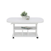 COUCHTISCH 107/67/53 cm rechteckig Weiß  - Weiß, Design, Holzwerkstoff (107/67/53cm) - Livetastic