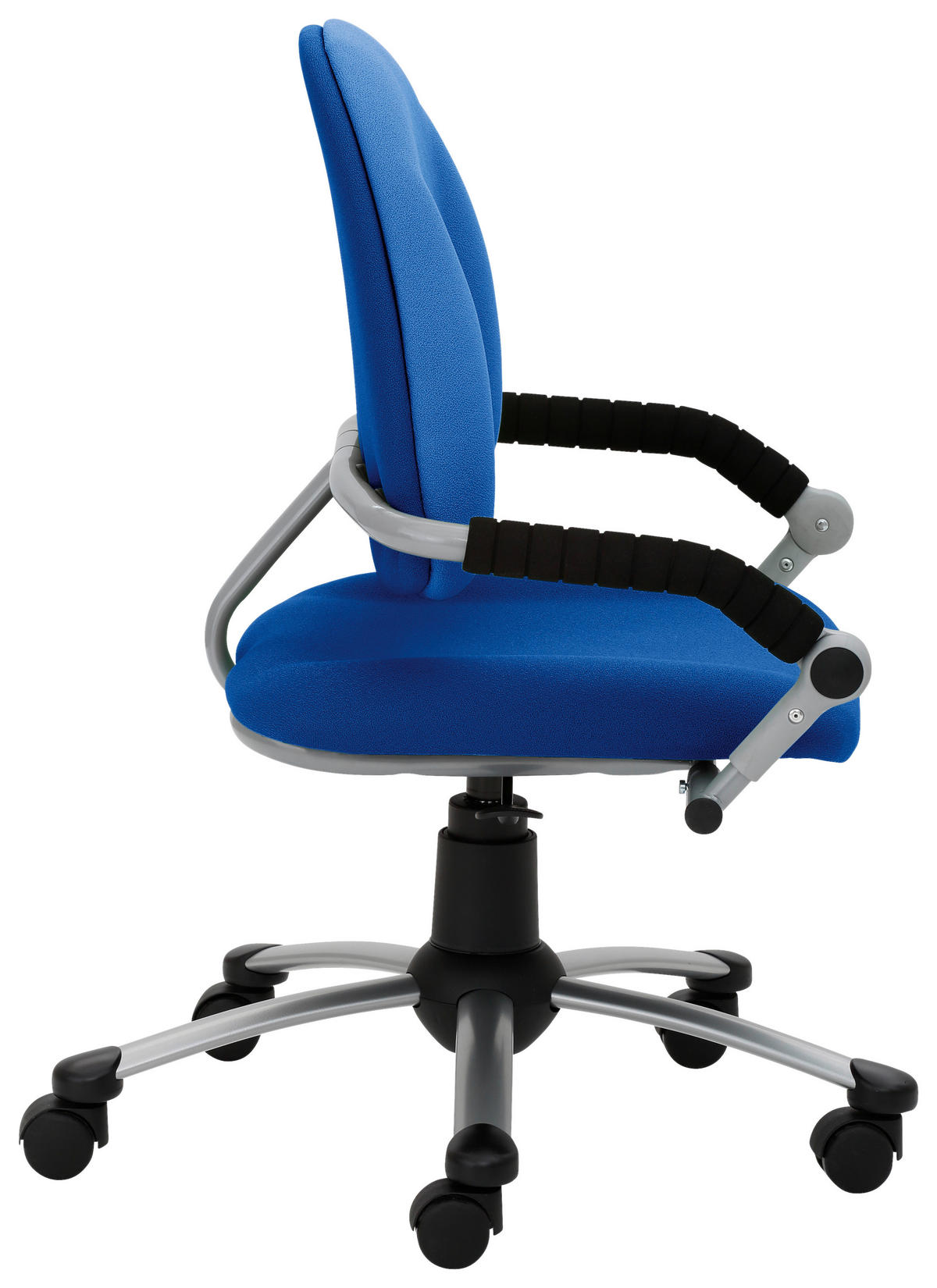 JUGENDDREHSTUHL  in Blau  - Blau, Basics, Textil/Metall (58,5/80(93)/60cm) - Stylife
