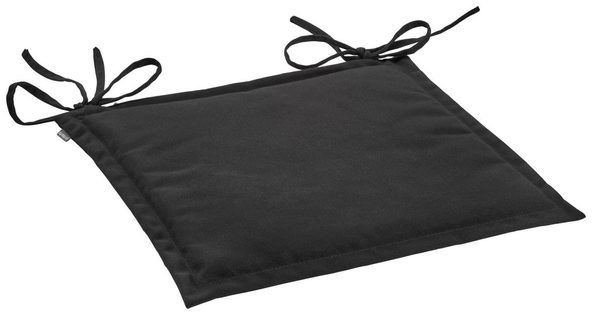 GARTENSITZKISSEN  - Schwarz, Basics, Textil (43/2/43cm) - Jan Kurtz
