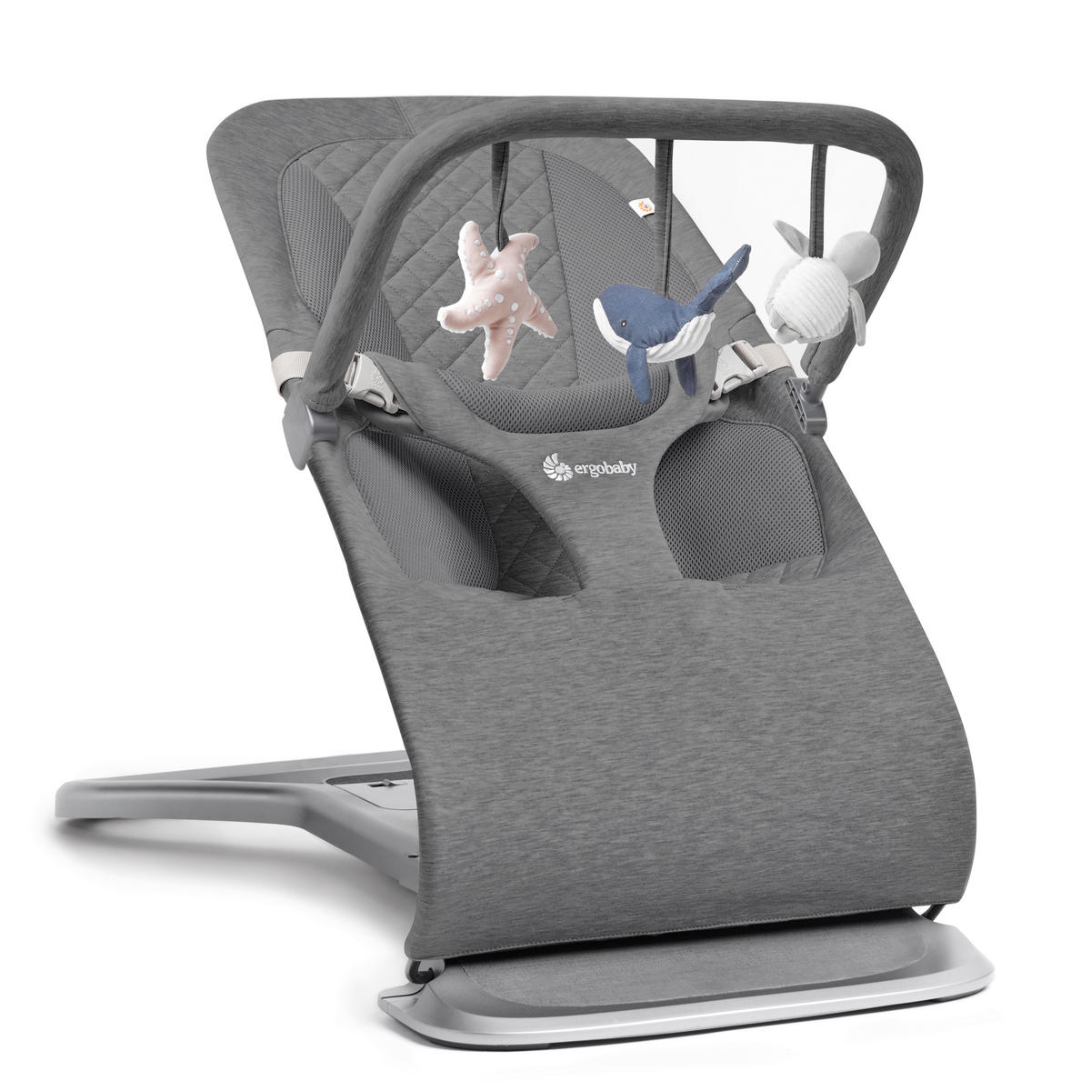 PREČKA ZA IGRAČKE - tamnosiva, Osnovno, tekstil (40/6/35,5cm) - Ergo Baby