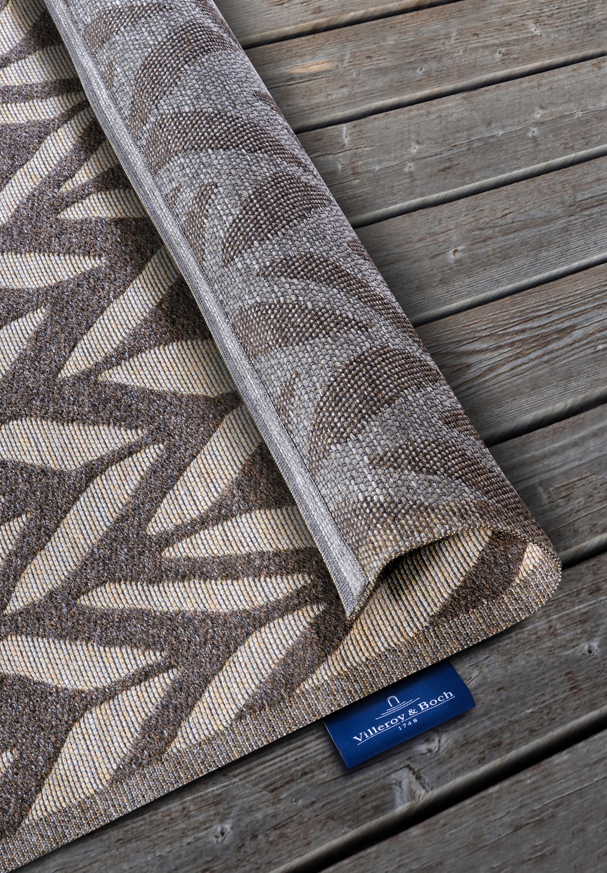 OUTDOORTEPPICH 200/290 cm Kollektion 1883 Beige, Cappuccino  - Beige/Cappuccino, Design, Kunststoff/Textil (200/290cm) - Villeroy & Boch