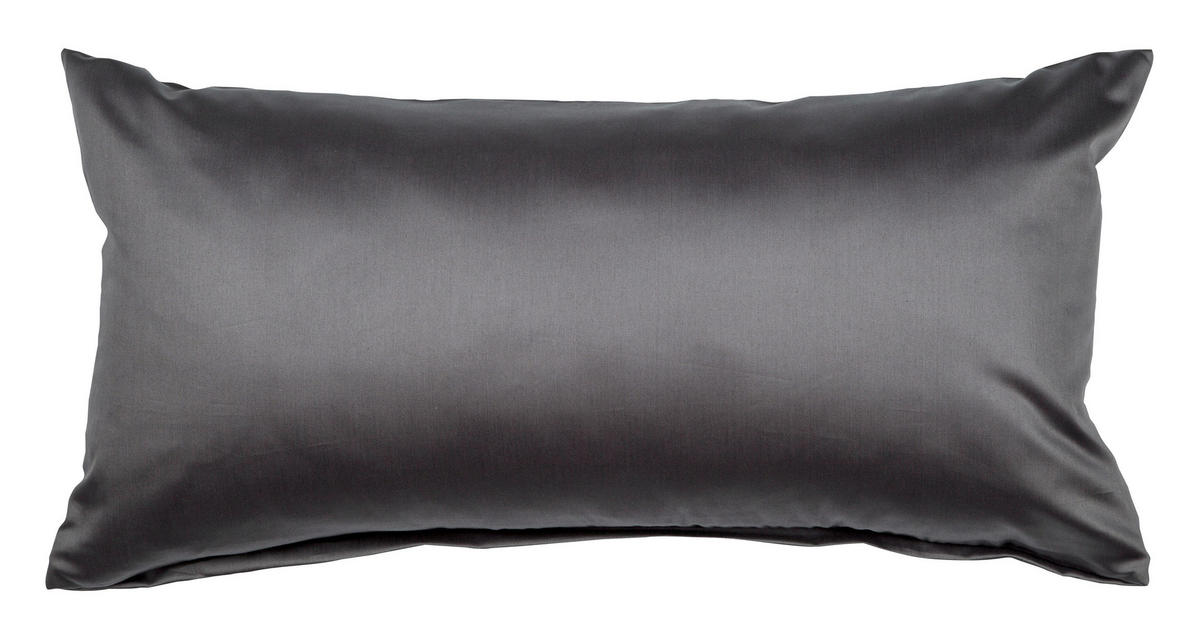 KOPFKISSENBEZUG Giacomo 40/80 cm  - Titanfarben, Basics, Textil (40/80cm) - Janine