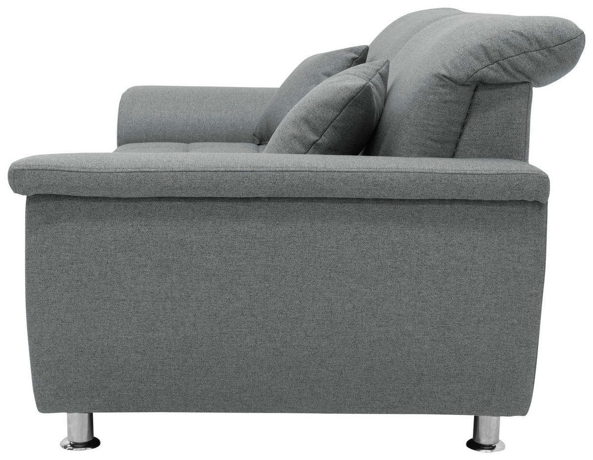 2-SITZER-SOFA in Webstoff Mintgrün  - Chromfarben/Mintgrün, KONVENTIONELL, Textil/Metall (190/81/105cm) - MID.YOU