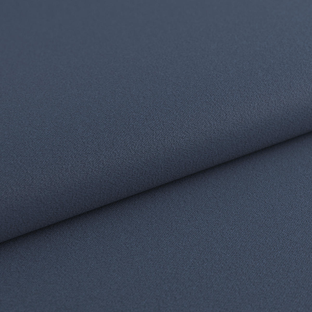 RÉCAMIERE in Flachgewebe Dunkelblau  - Eichefarben/Dunkelblau, Modern, Holz/Textil (205/74/94cm) - Bali
