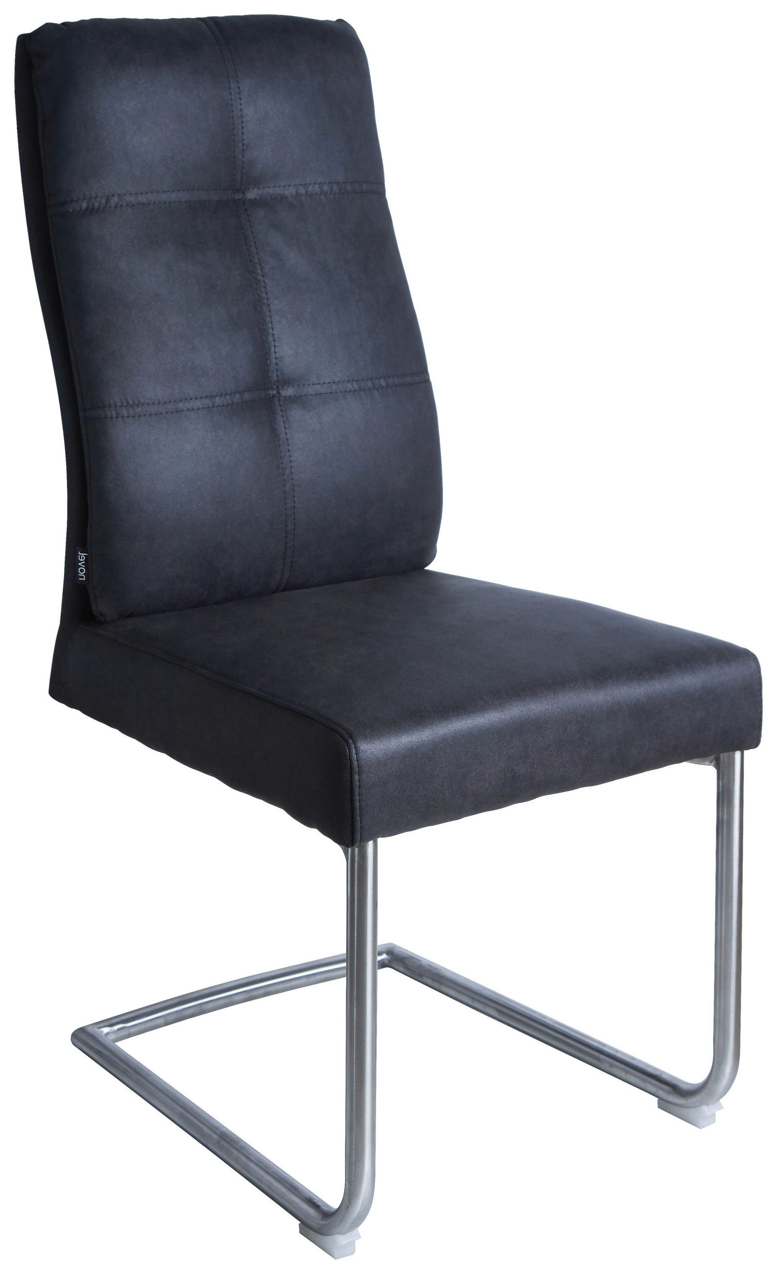STOLICA NA SANKAMA - boja nerđajućeg čelika/antracit, Konvencionalno, metal/tekstil (45/61/99cm) - Livetastic
