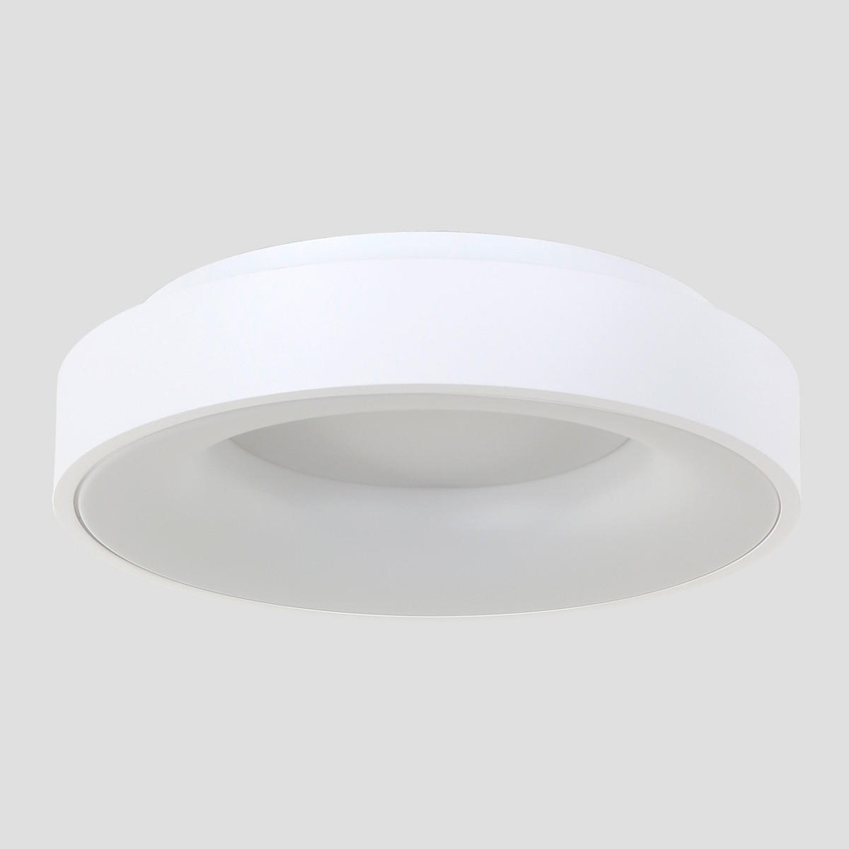 LED-DECKENLEUCHTE Ringlede 48/9 cm   - Weiß, KONVENTIONELL, Kunststoff/Metall (48/9cm)