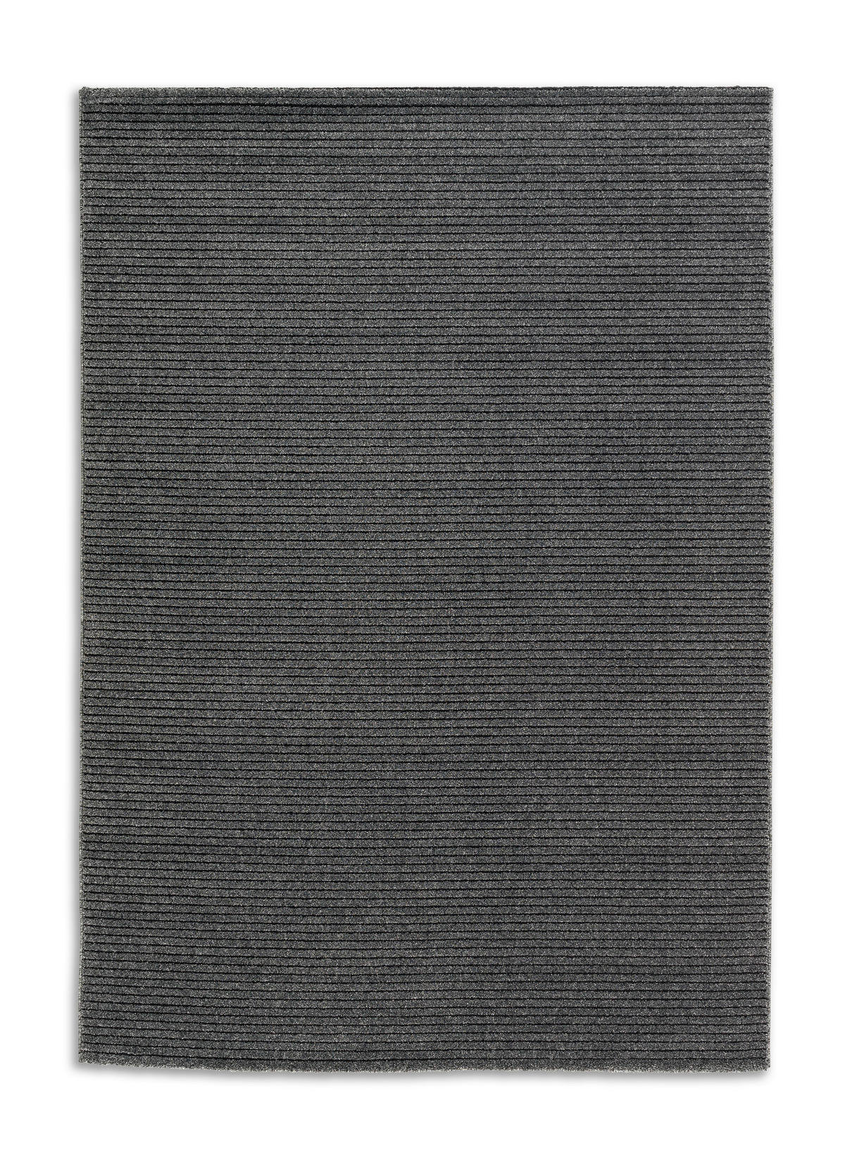 WEBTEPPICH 133/190 cm Pure Design Anthrazit rechteckig  - Anthrazit, Basics, Textil (133/190cm) - Schöner Wohnen