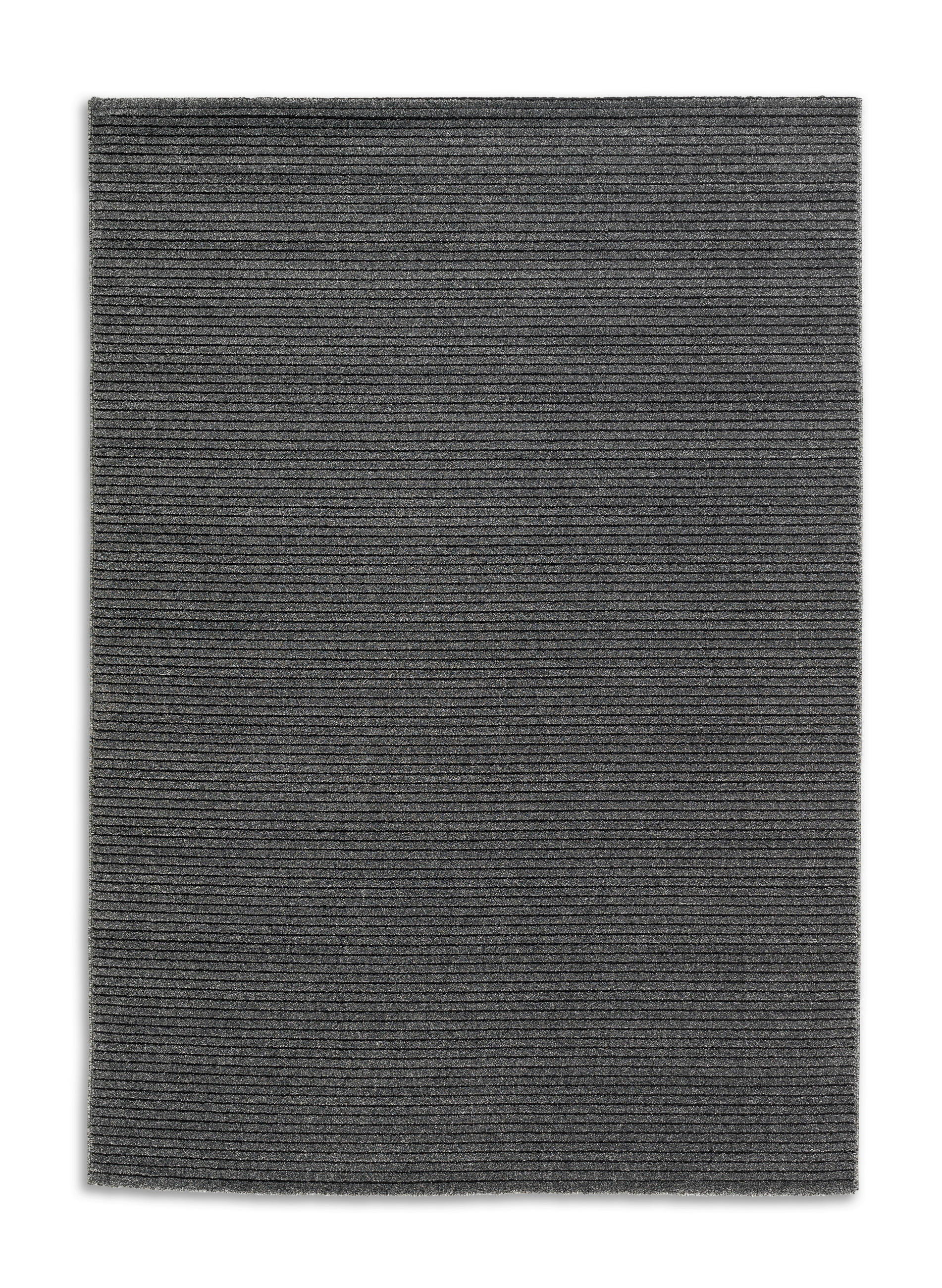 Schöner Wohnen Webteppich Pure Design Anthrazit 133x190 cm