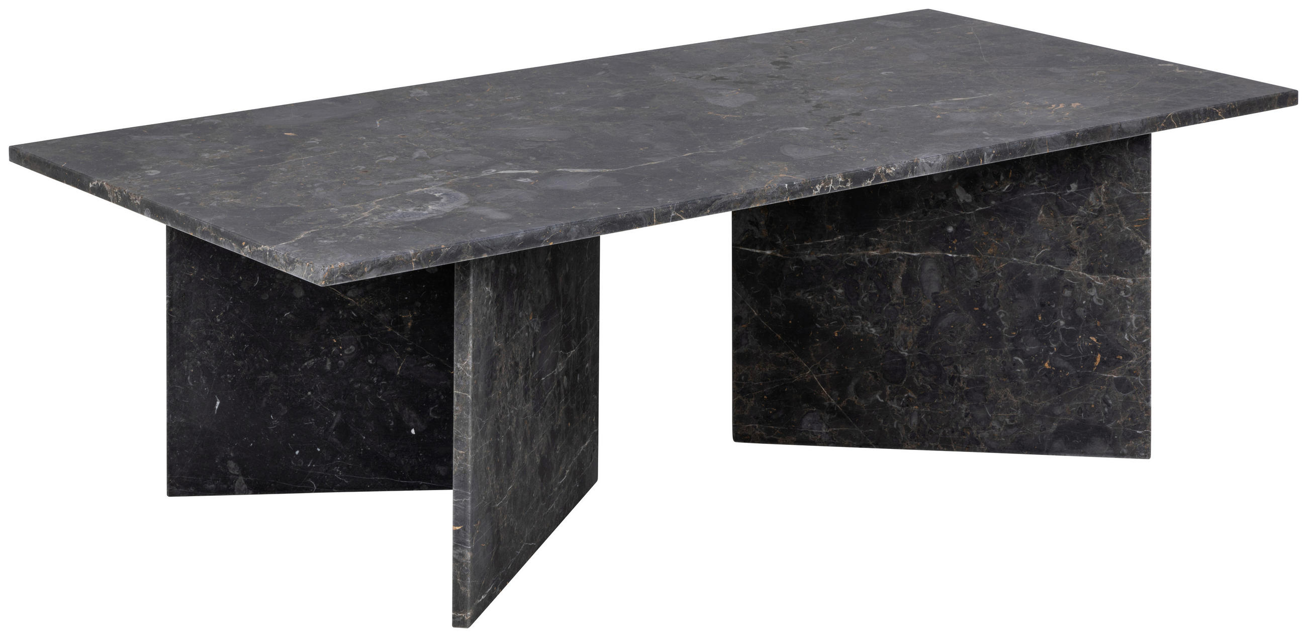 SOFFBORD i sten 140/70/42 cm  - brun/svart, Design, sten (140/70/42cm) - Livetastic