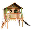 SPIELHAUS 380/274/212 cm  - Braun/Grau, KONVENTIONELL, Holz/Kunststoff (380/274/212cm) - Ambia Garden