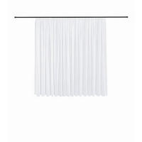 FERTIGSTORE  transparent  450/175 cm   - Weiß, Basics, Textil (450/175cm)