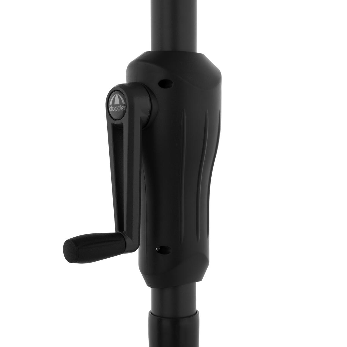 SLNEČNÍK 180 cm - antracitová/béžová, Basics, kov (180cm)