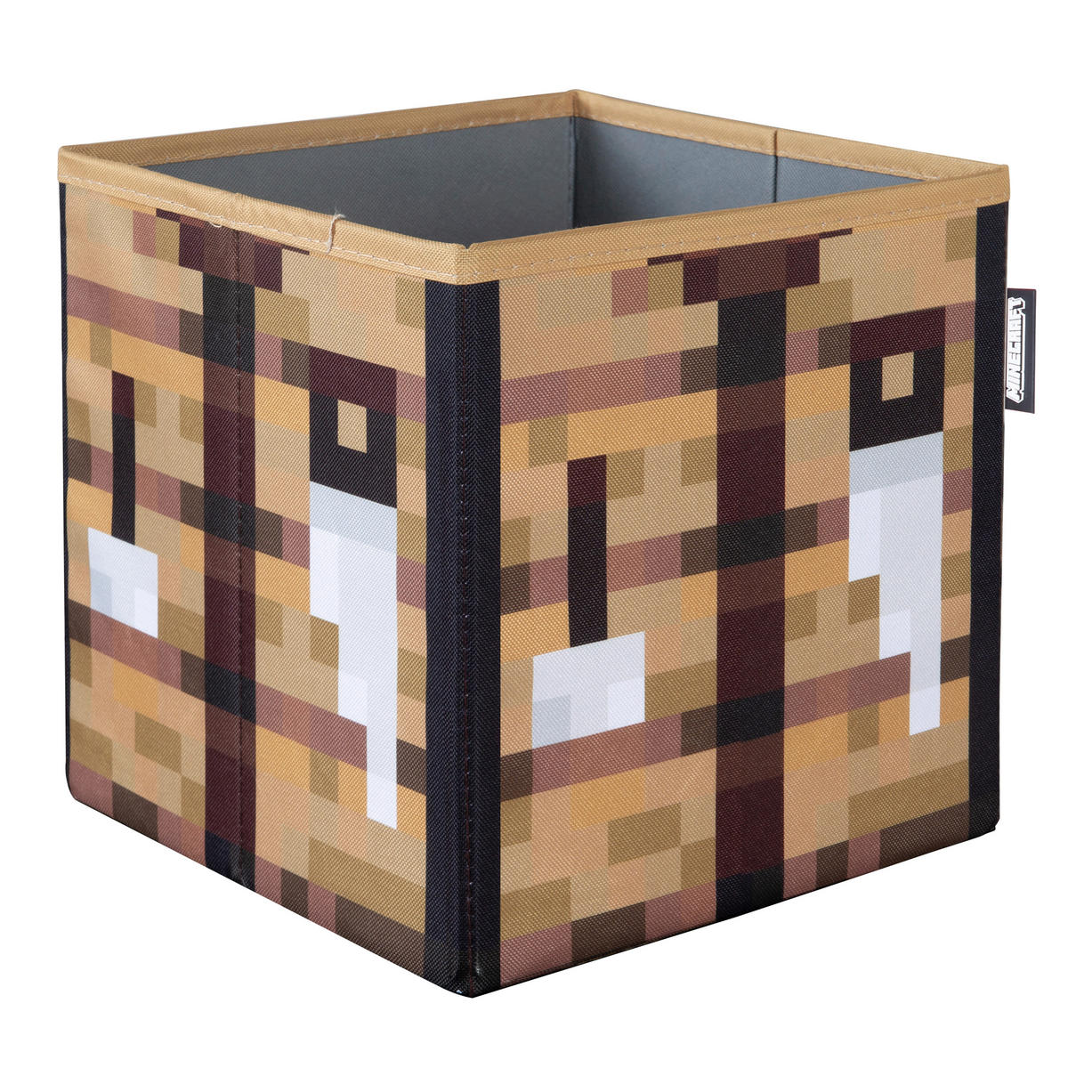 FALTBOX - Schwarz/Braun, MODERN, Textil (27/27/27cm) - Minecraft