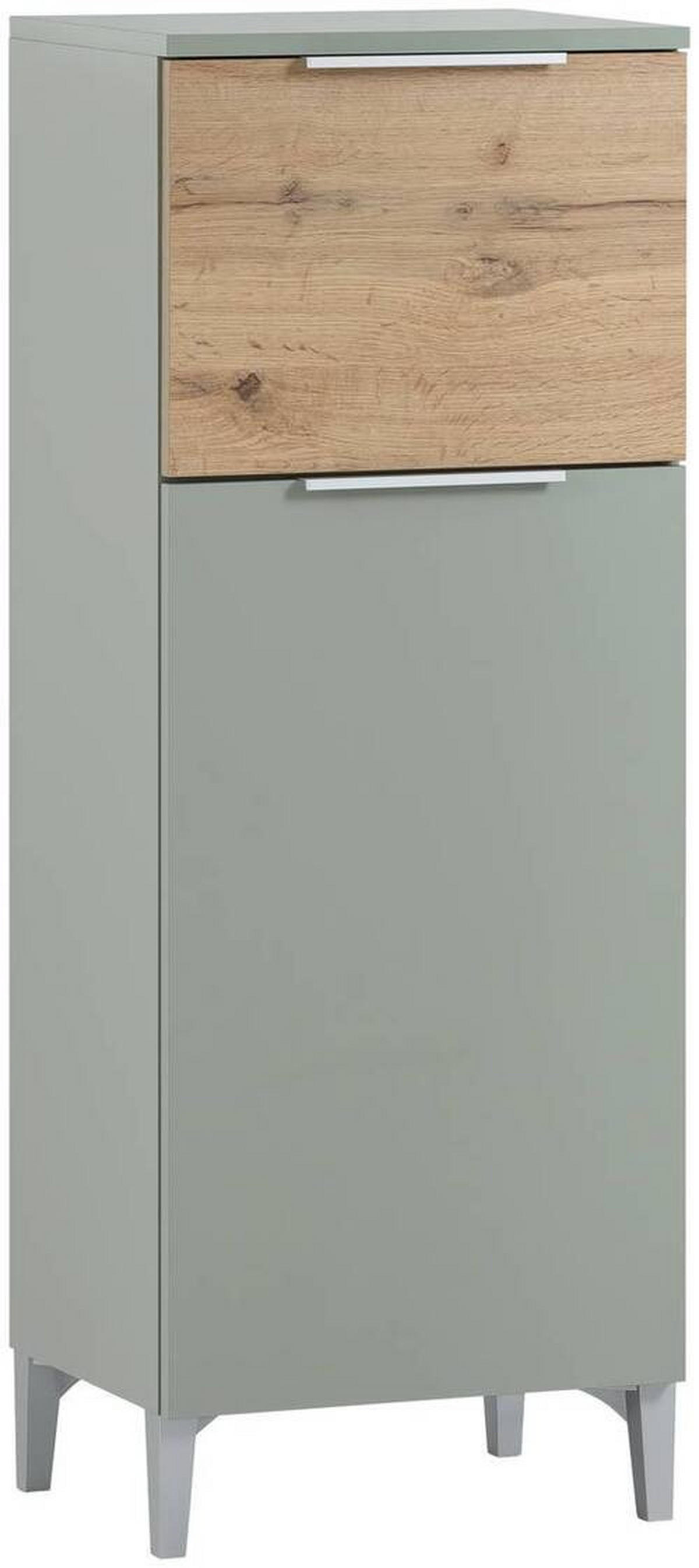 HIGHBOARD Smilla  in 40,3/109,6/31,9 cm  - Eichefarben/Pastellgrün, MODERN, Holzwerkstoff/Kunststoff (40,3/109,6/31,9cm) - Stylife