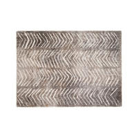 FUSSMATTE - Taupe/Creme, Design, Textil (67/100cm) - Schöner Wohnen