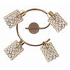 STRAHLER York 44/17 cm   - Transparent/Roségold, KONVENTIONELL, Glas/Metall (44/17cm)