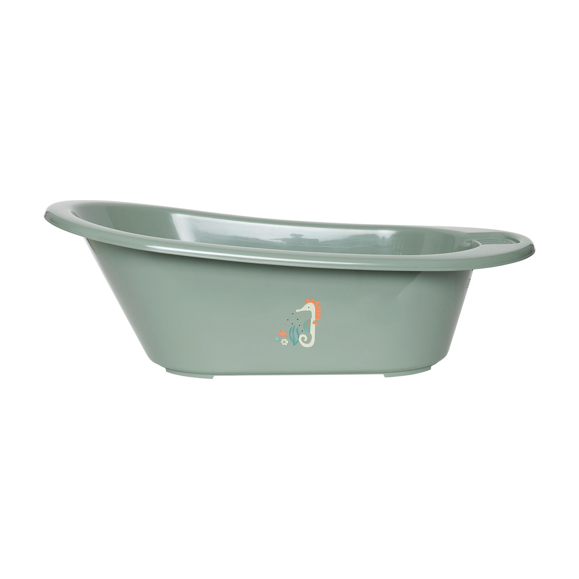 BABYBADEWANNE Breeze Green  - Grün, Basics, Kunststoff (86/44/32cm) - Bebe Jou
