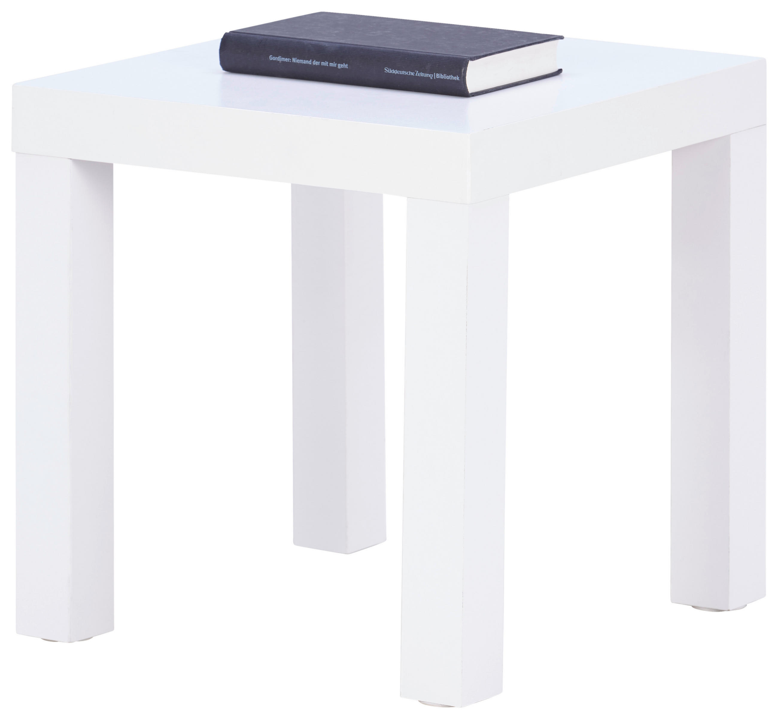 BEISTELLTISCH 39/39/40 cm Weiß quadratisch  - Weiß, MODERN, Holzwerkstoff (39/39/40cm) - Boxxx