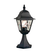 VÄGLAMPA - svart, Klassisk, metall/glas (44/18,4/18,4cm) - Elstead Lighting
