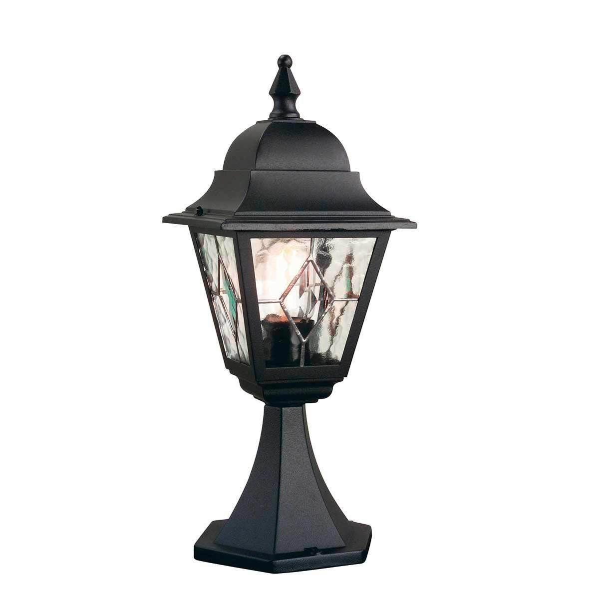 VÄGLAMPA - svart, Klassisk, metall/glas (44/18,4/18,4cm) - Elstead Lighting