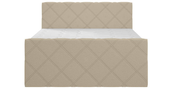 BOXSPRINGBETT 180/200 cm  in Sandfarben  - Sandfarben, KONVENTIONELL, Textil (180/200cm) - Esposa