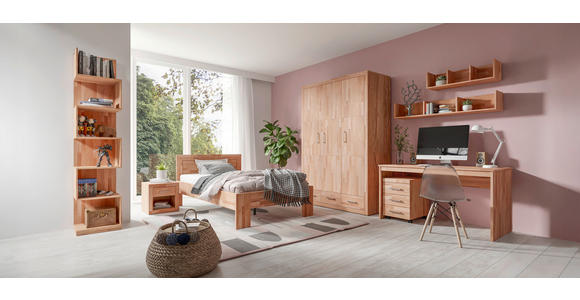 BETT 120/200 cm  in Eichefarben  - Eichefarben, Natur, Holz (120/200cm) - Linea Natura