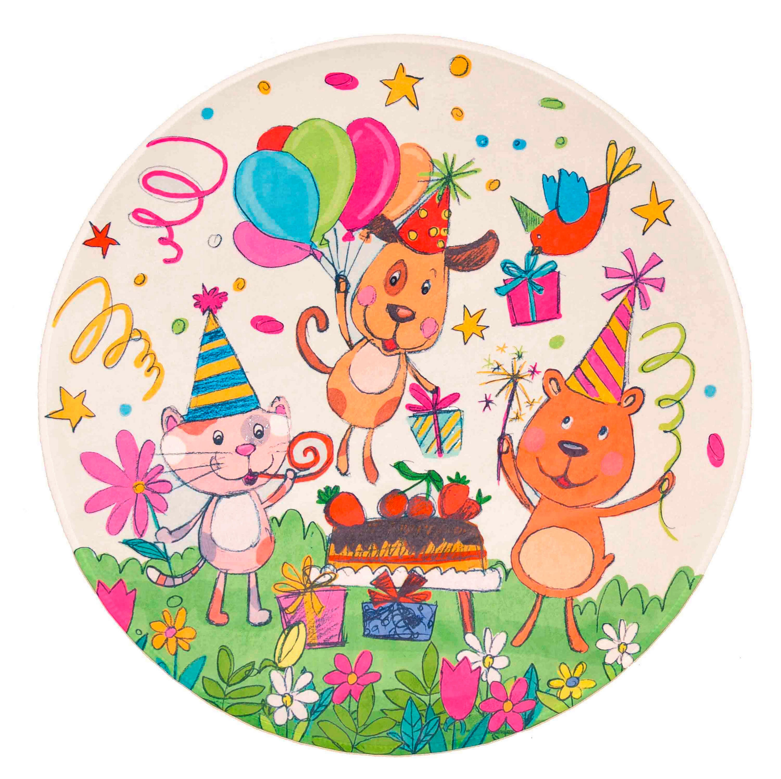 KINDERTEPPICH 100 cm Lovely Kids  - Multicolor, Trend, Kunststoff/Textil (100cm) - Ben'n'jen