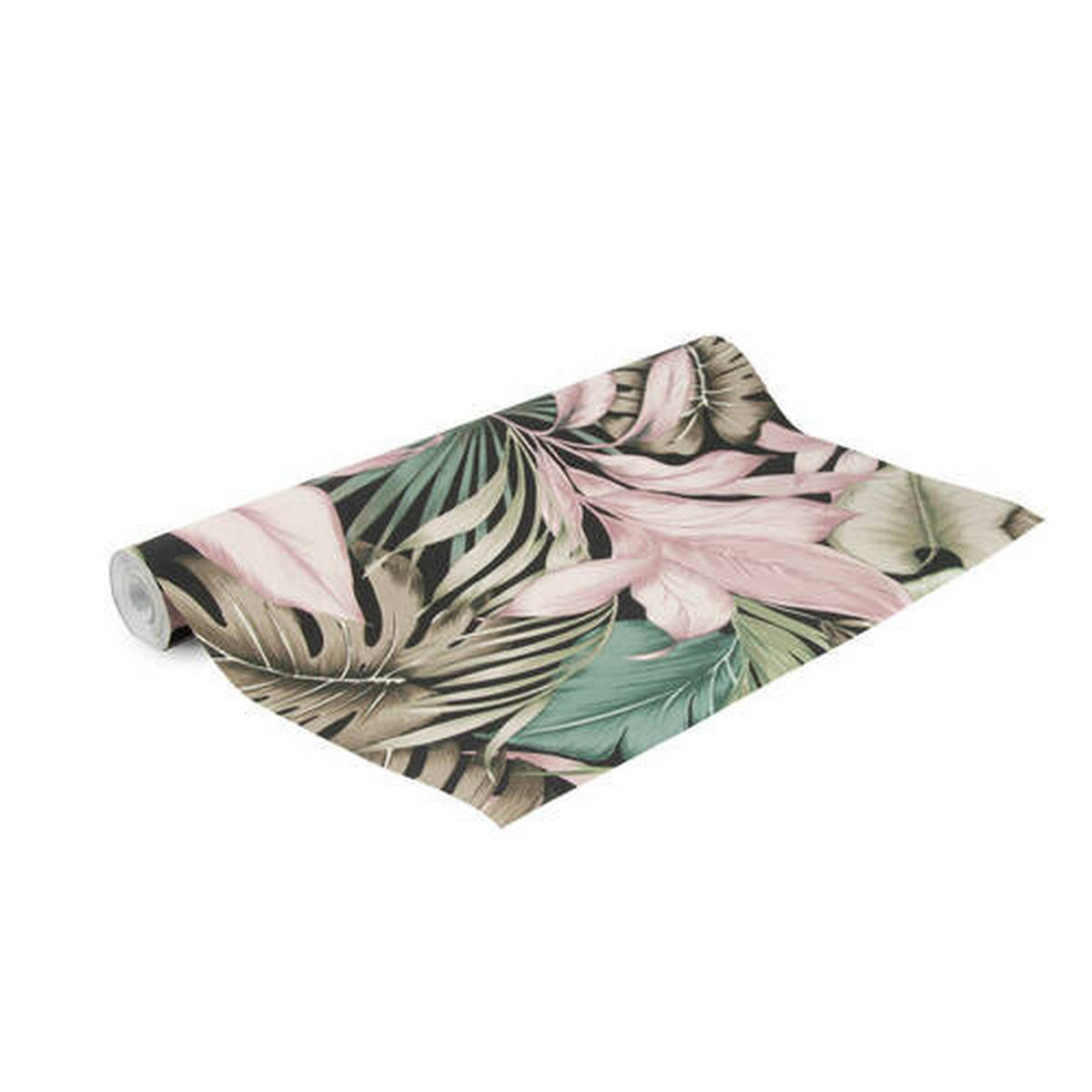 NON WOVEN-TAPET 52/1000 cm  - pink/grön, Basics, papper/plast (52/1000cm)