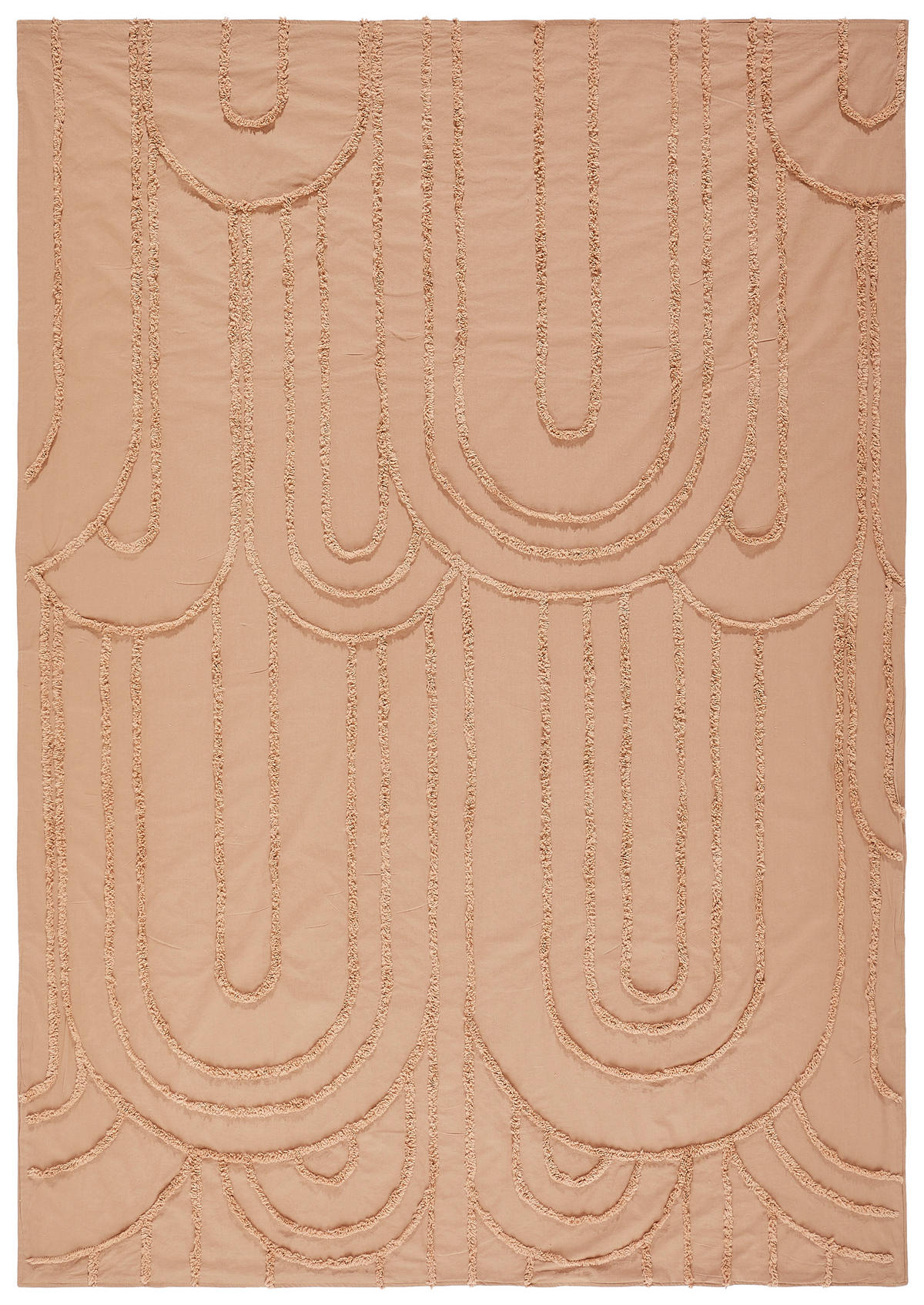 DEKORAČNÁ PRIKRÝVKA, bavlna, 140/200 cm - svetlohnedá, Modern, textil (140/200cm) - Ambiente