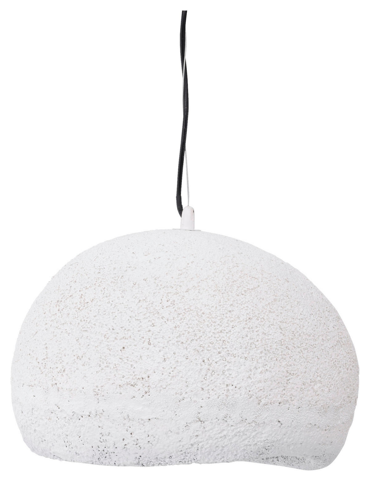 HÄNGELEUCHTE 40/26/40 cm   - Weiß, Basics, Naturmaterialien (40/26/40cm) - P & B