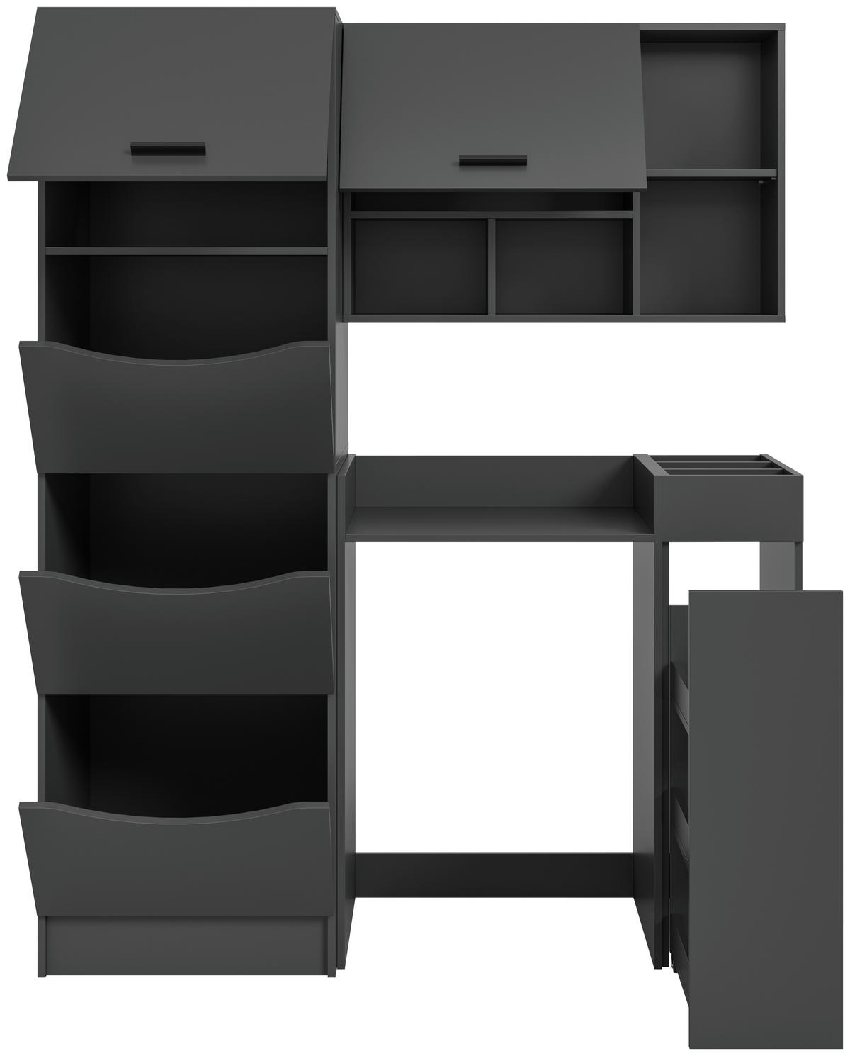 HAUSWIRTSCHAFTSRAUM 126/195/68 cm  in Anthrazit  - Anthrazit, Basics, Holzwerkstoff (126/195/68cm) - MID.YOU